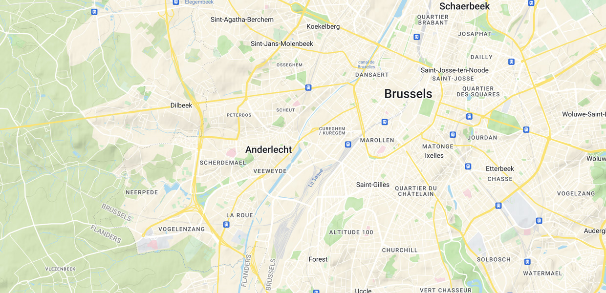 Renault Brussels Map